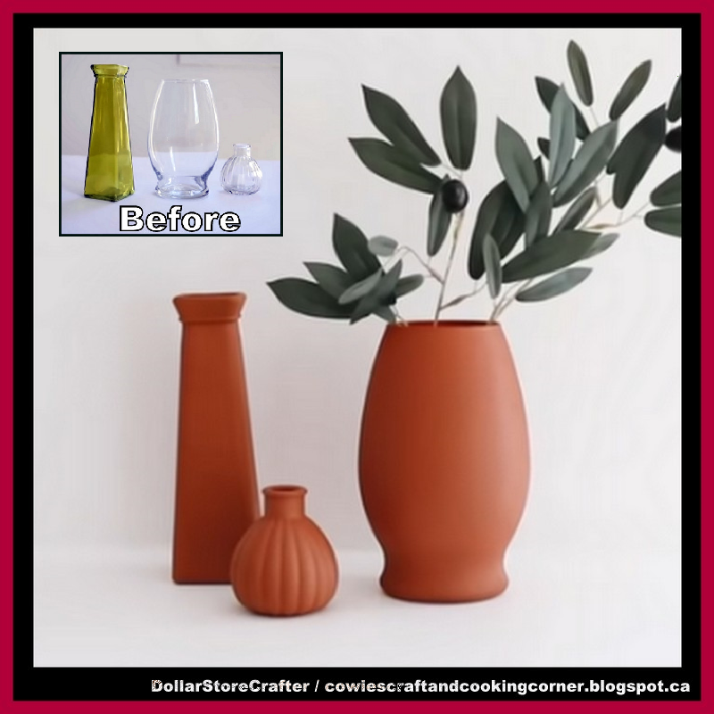 Dollar Store Crafter Turn Dollar Tree Vases Into Terracotta Ones