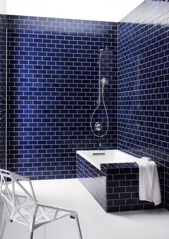 baños azules