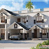 4 bedroom sloping roof house