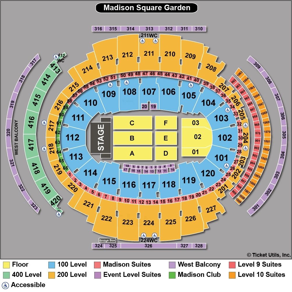 Msg Floor Plan Concert Floorplans click Msg Floor Plan Concert Floorplans click