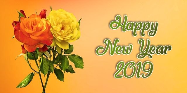 New Year Flower Greeting Card happy-new-year-greeting-card