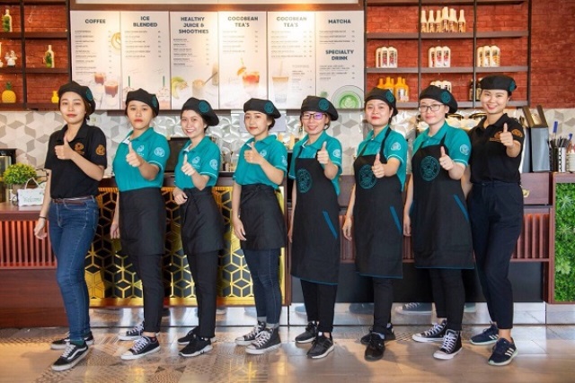 Bộ đồng phục tạp dề nhân viên