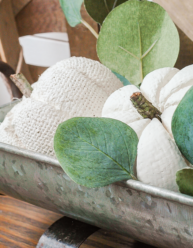 A Super Inexpensive Way to Update Dollar Tree Pumpkins Little House