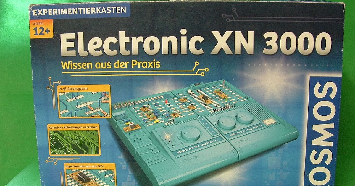 Mein Elektronik Hobby Aus dem Regal geholt Kosmos electronic XN3000