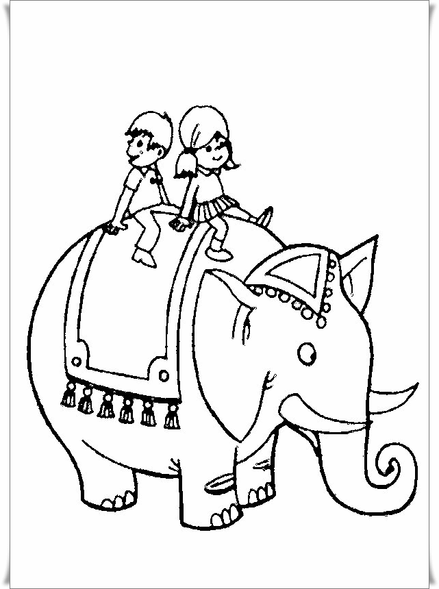 Ausmalbilder zum Ausdrucken Ausmalbilder Elefant