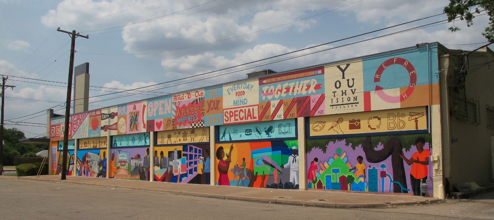 The MidAmerica Mural Project The Completed East Waco Mural!