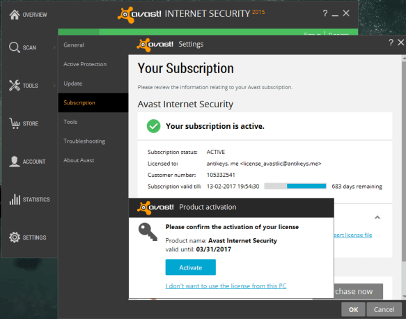Avast Antivirus Server Edition V8 30 Full License Avast Antivirus Server Edition V8 30 Full License