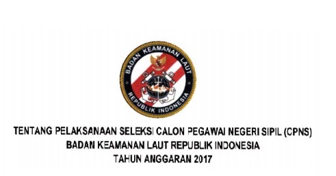 Lowongan CPNS Badan Keamanan Laut Republik Indonesia Tingkat SMA SMK