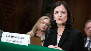 The candidacy of Judy Shelton, an economic adviser to Mr. Trump's 2016 presidential campaign The candidacy of Judy Shelton, an economic adviser to Mr. Trump's 2016 presidential campaign