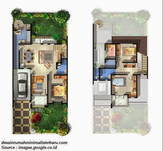 Denah Rumah Minimalis Type 54 | Harga Terbaru 2014 | Desain Rumah 