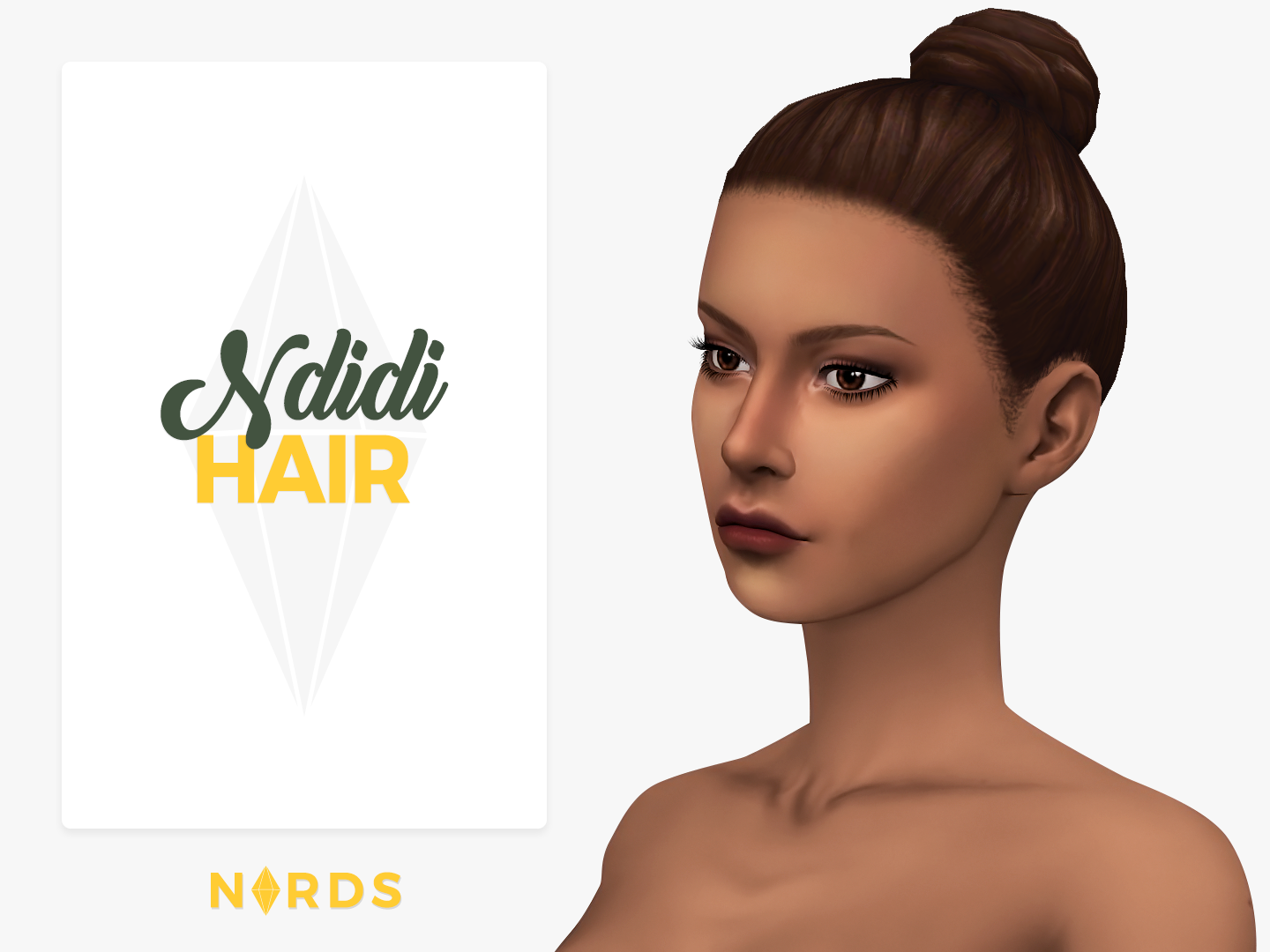Ndidi Sims 4 CC Hair