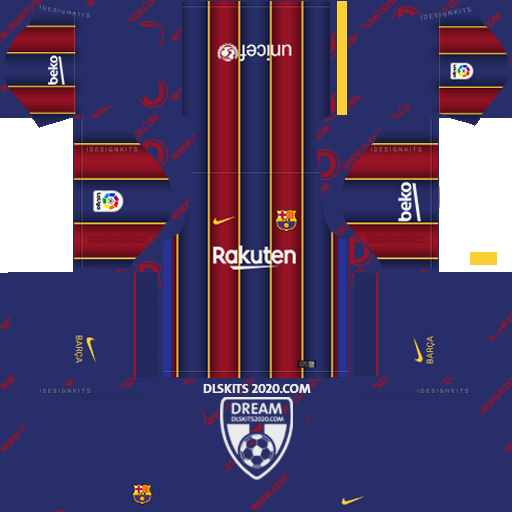 FC Barcelona Kits 2020-2021 Nike For Dream League Soccer 2019 (Home)