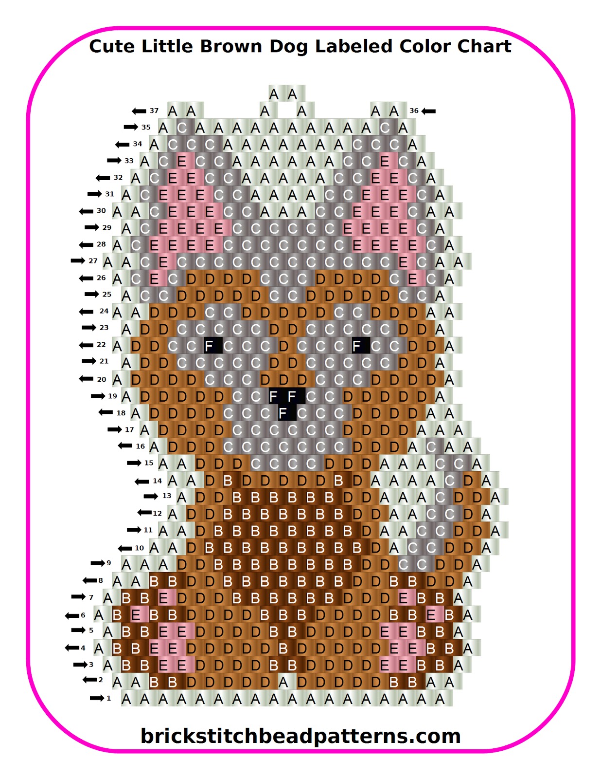 Brick Stitch Bead Patterns Journal Cute Little Dog 1 Free Cute Animal Brick Stitch Seed Bead