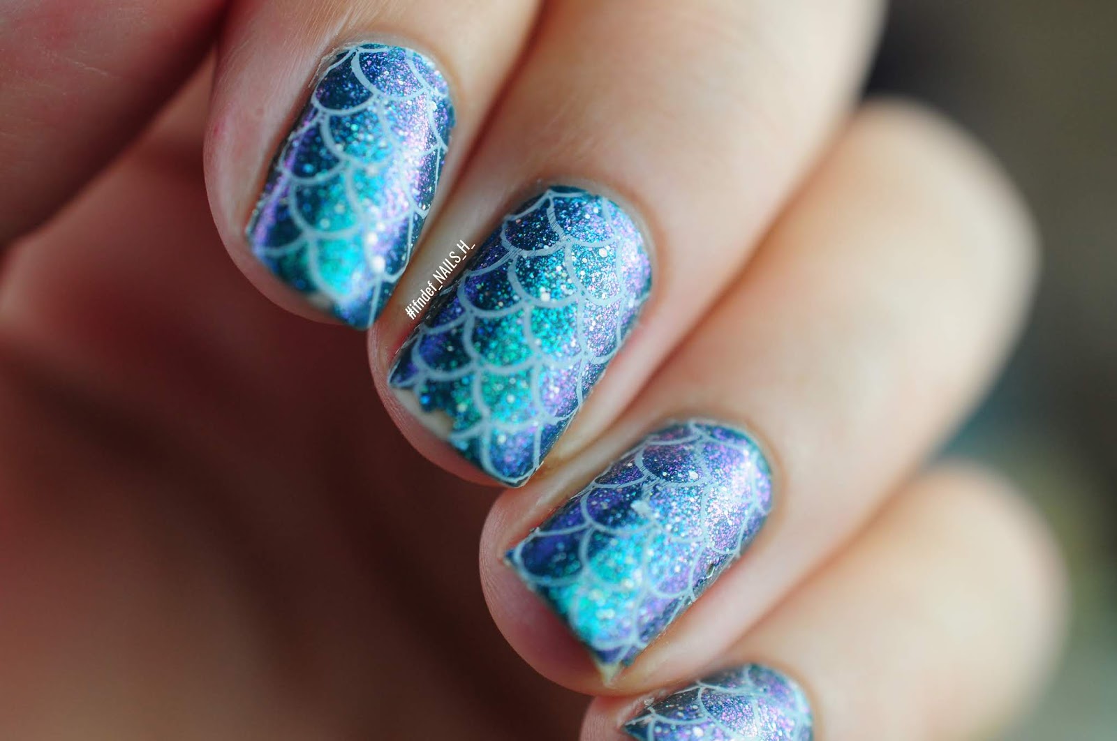 6. Mermaid Scales Nails - wide 6