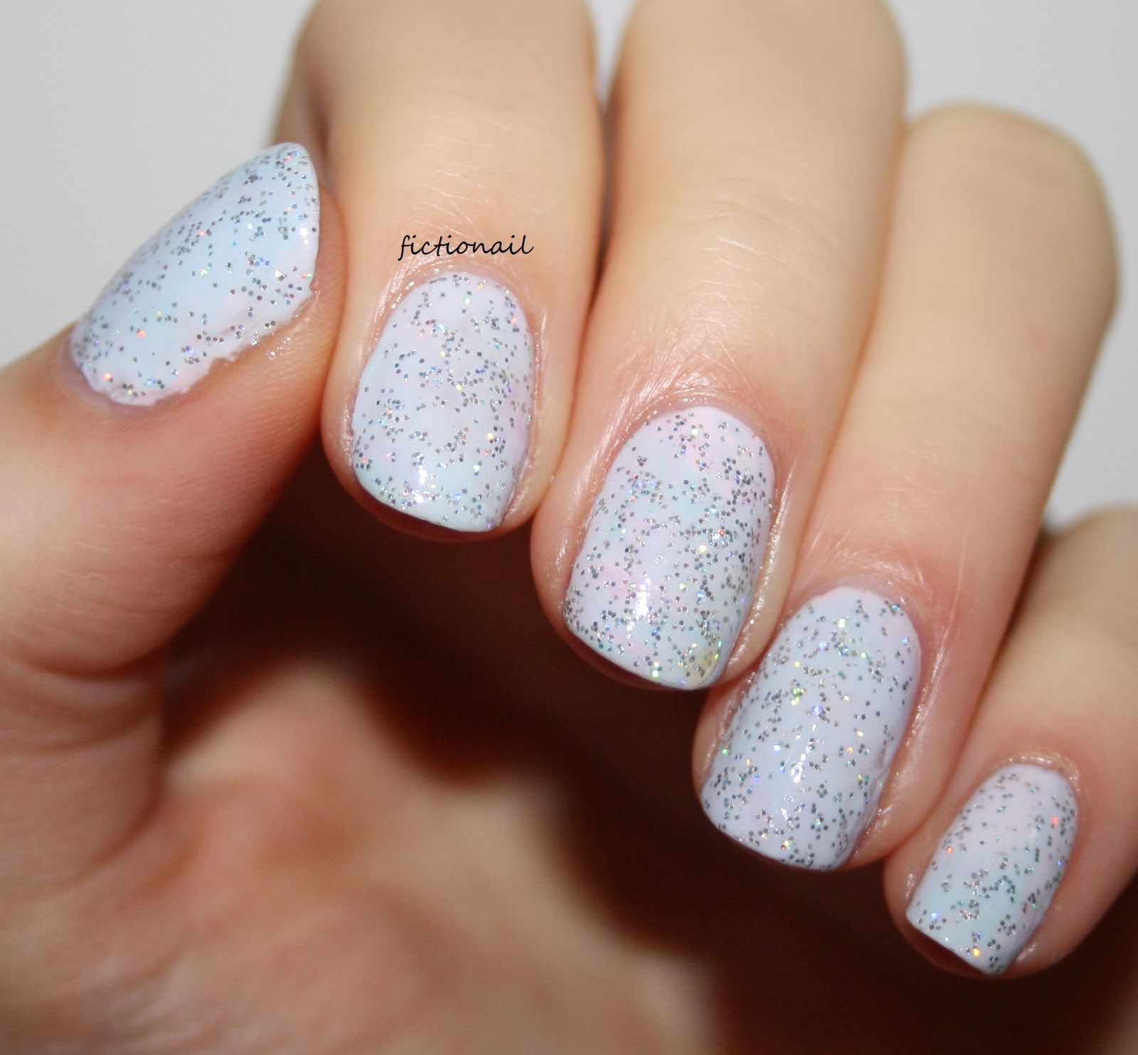 Glitter Pastel Nails