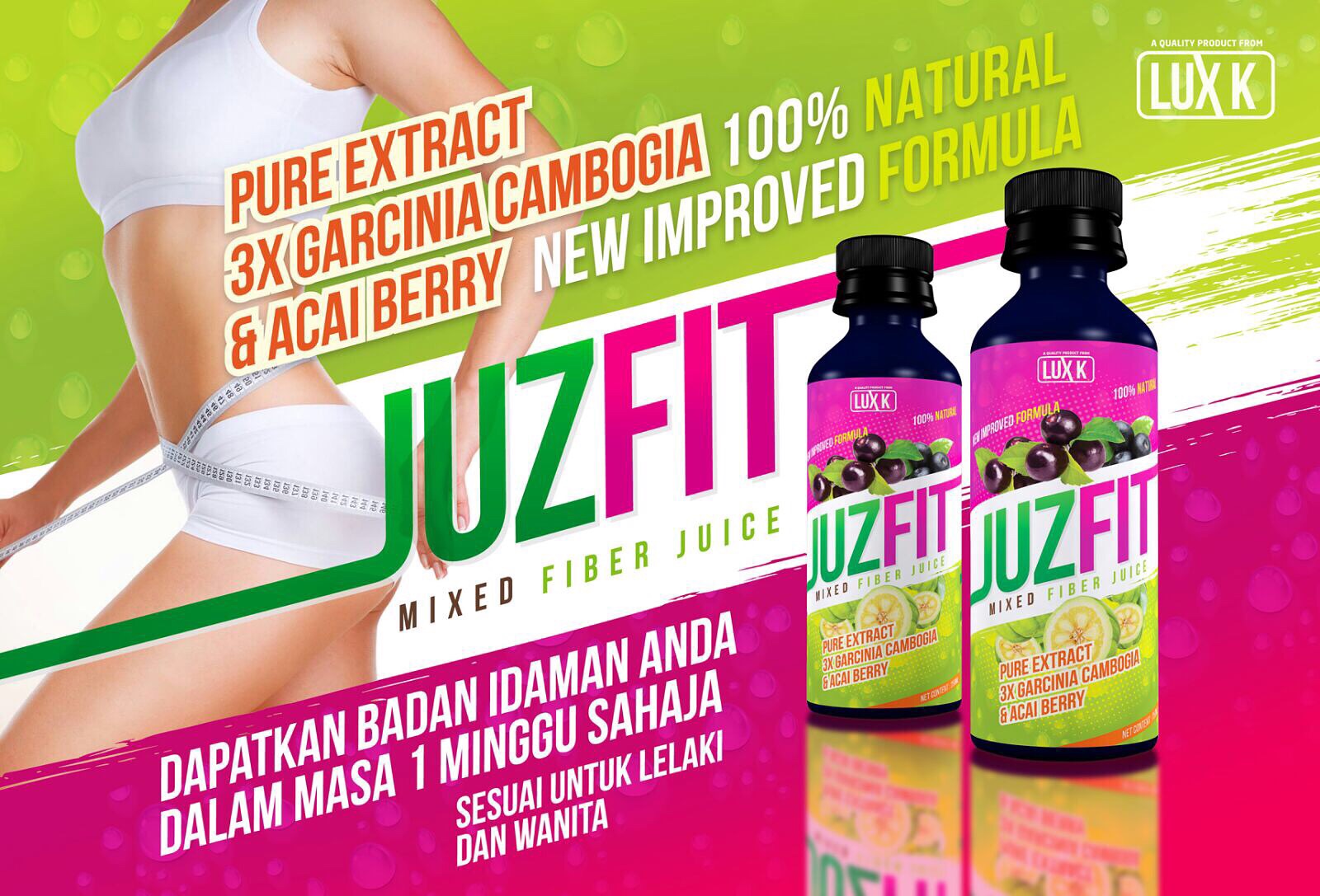 DAUS REDSCARZ: Kelebihan JUZFIT Mixed Fiber Juice