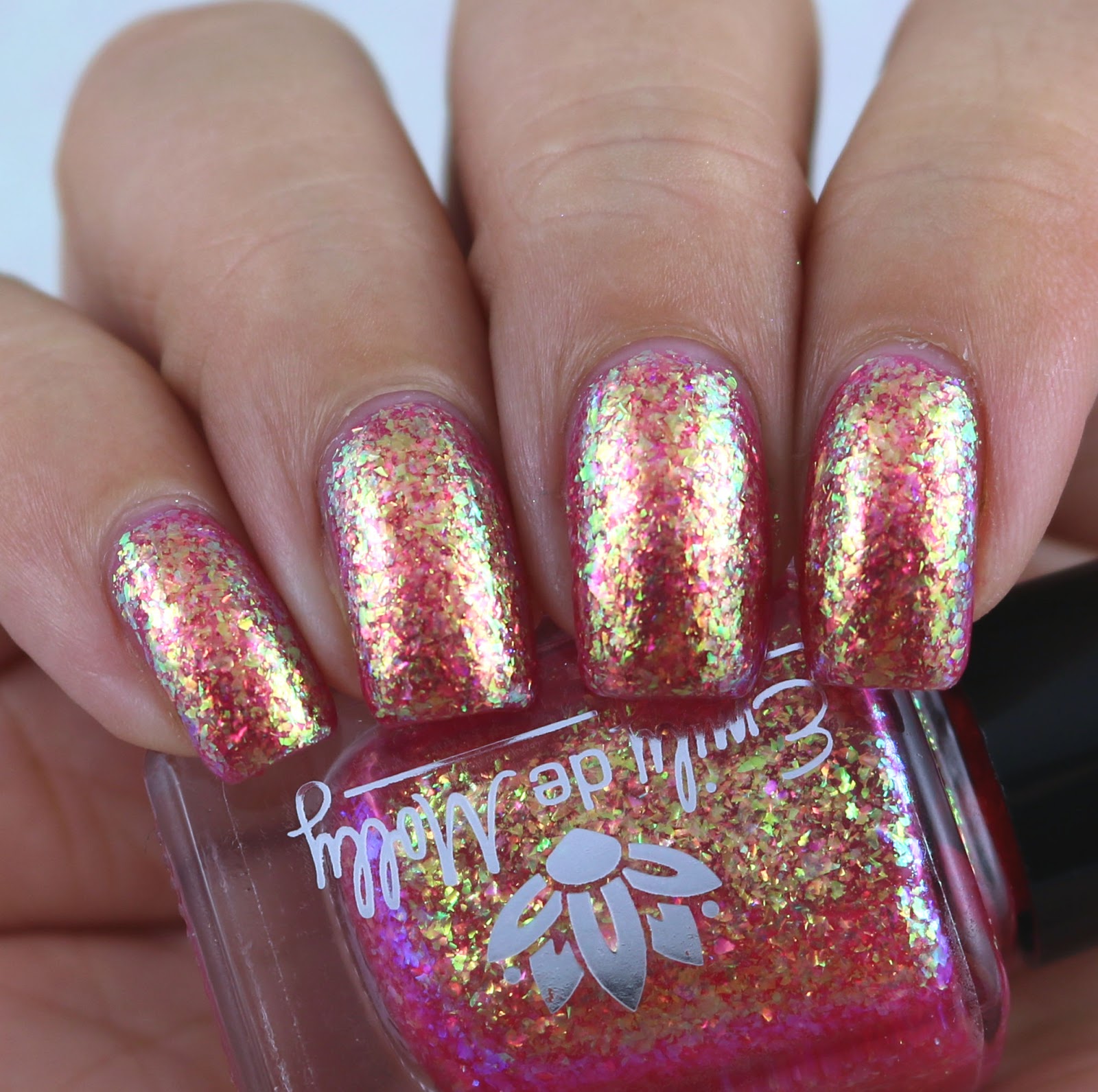 Emily de Molly Cause Maybe swatched by Olivia Jade Nails
