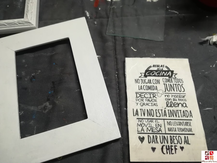 reciclar marcos de fotos