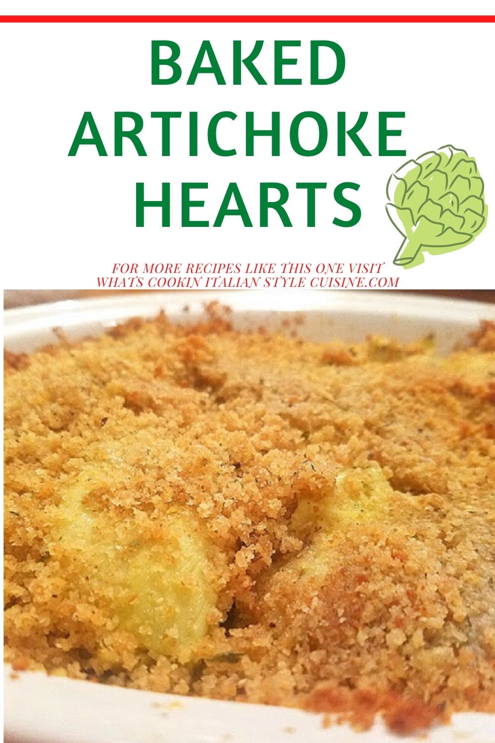 Baked Artichoke Hearts What's Cookin' Italian Style Cuisine