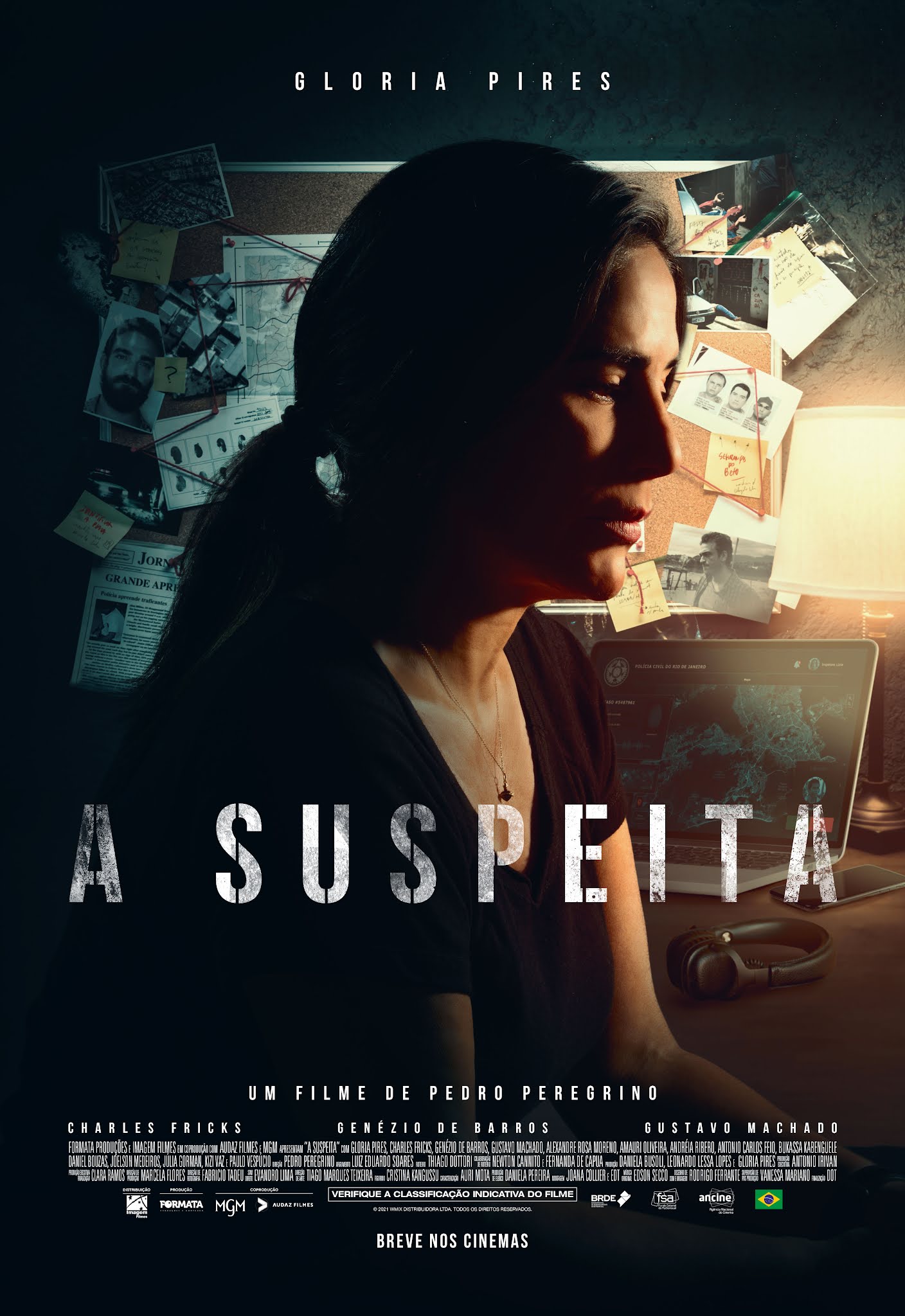 A Suspeita Gloria Pires vive policial em novo filme A Suspeita Gloria Pires vive policial em novo filme