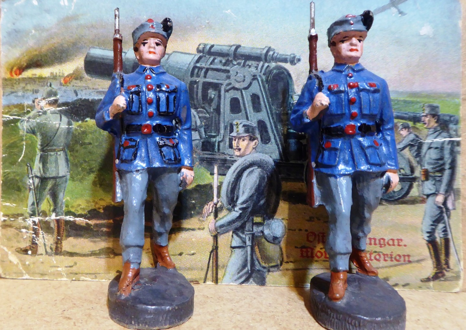 Toy soldiers and real battles WW1 Austrian soldiers