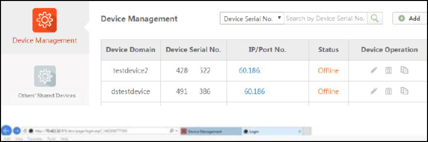 How to add devices into Guarding Vision account via Web Interface 