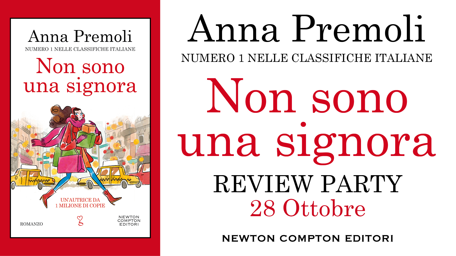 REVIEW PARTY - RECENSIONE - Non sono una signora di Anna Premoli