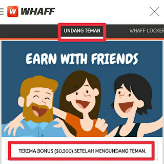 Whaff Rewards: Undangan Teman