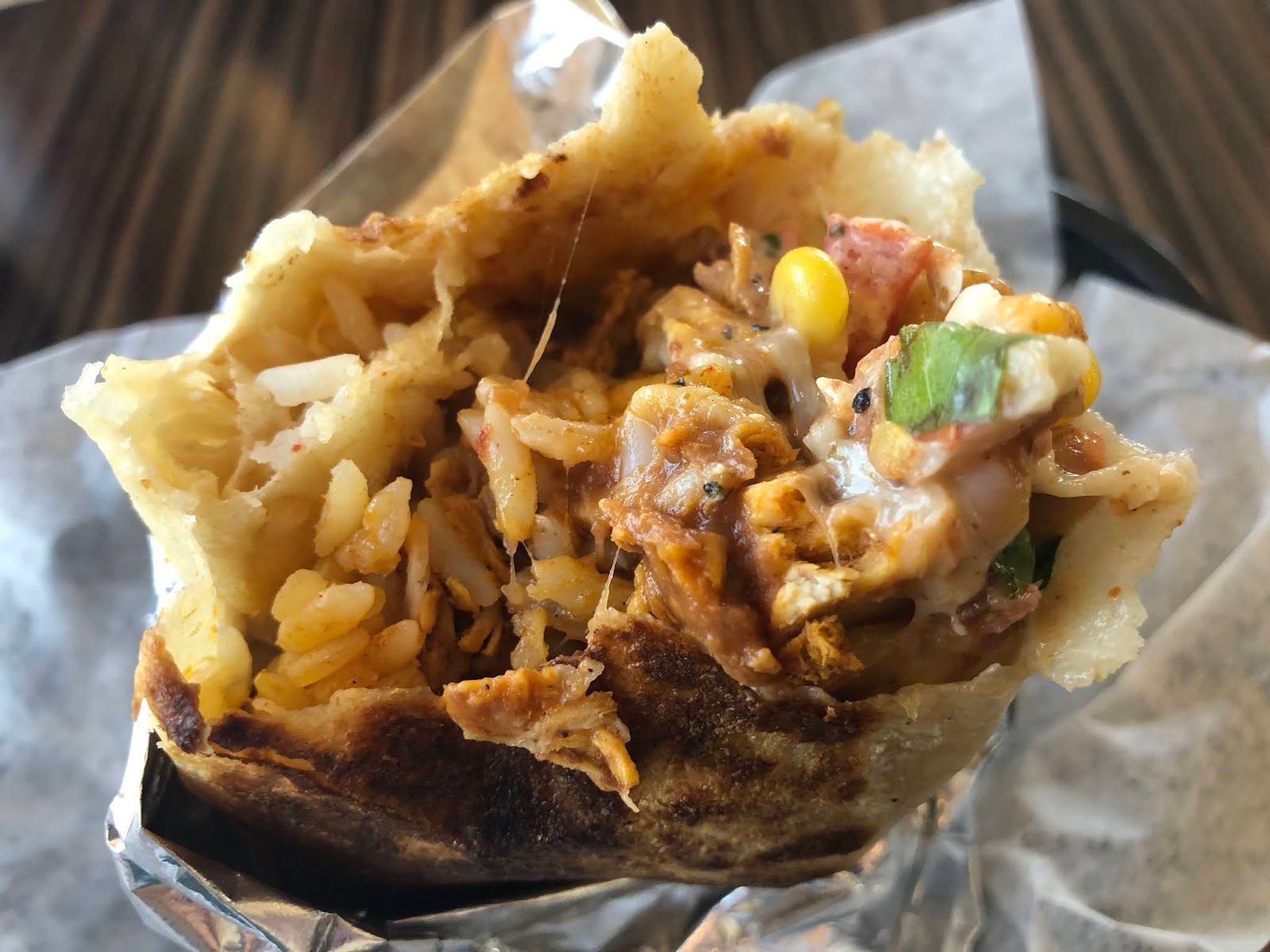 Teena in Toronto Burrito Splendido, Winnipeg, MB