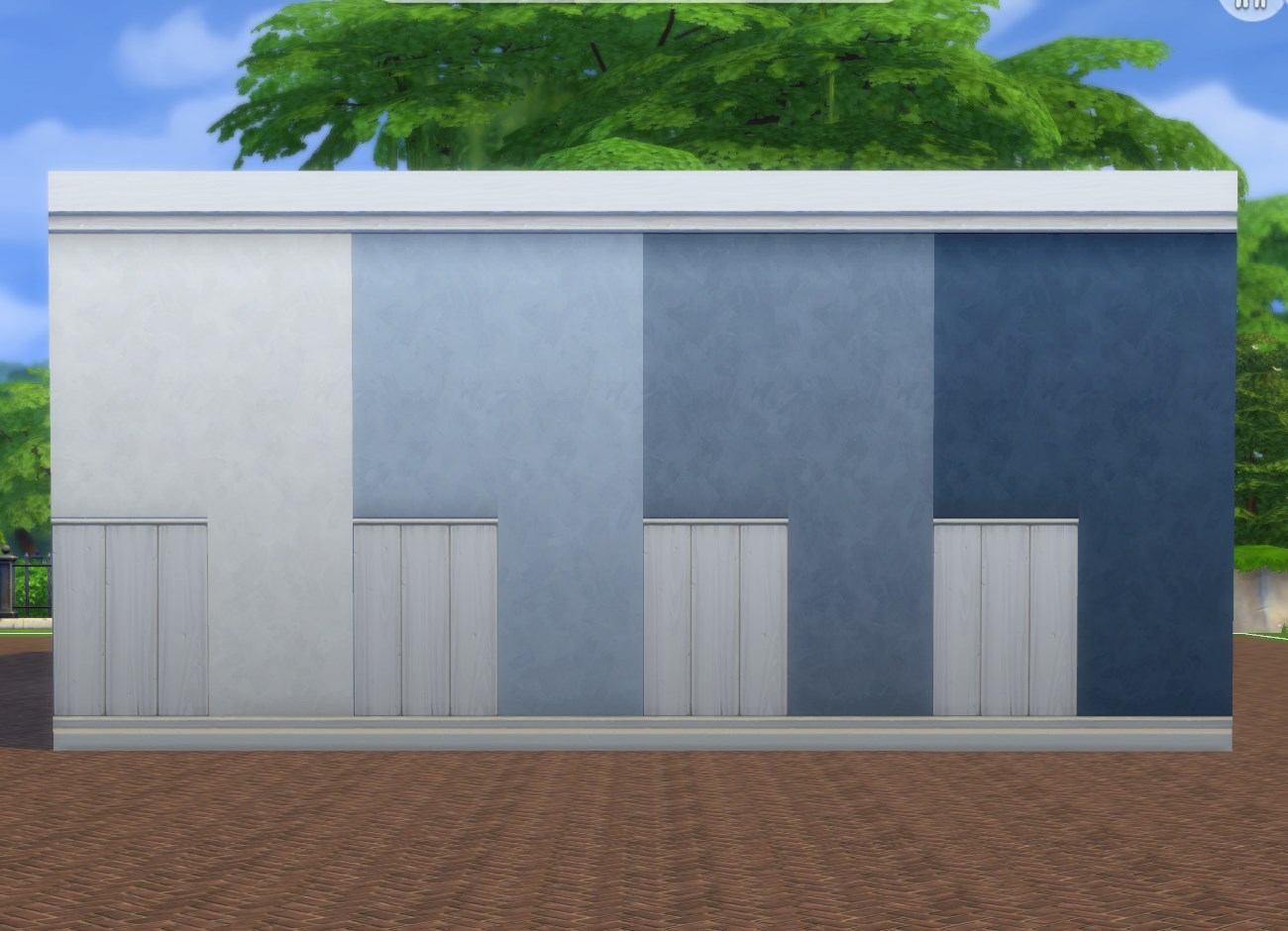 My Sims 4 Blog White Paneling + Paint Walls by Plasticbox