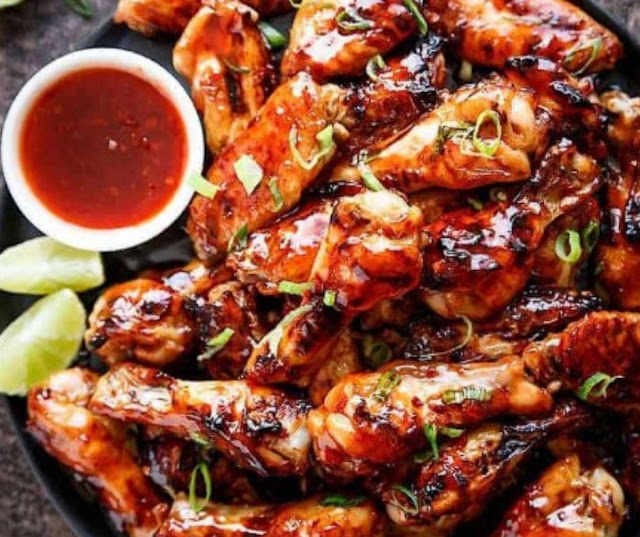 Sticky Thai Chicken Wings Sticky Thai Chicken Wings
