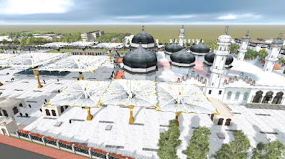 Melihat Masjid Raya Baiturrahman Sedang Berbenah