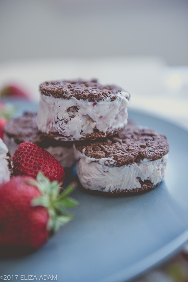 Notes from My Food Diary StrawberryRaspberry NoChurn Ice Cream with