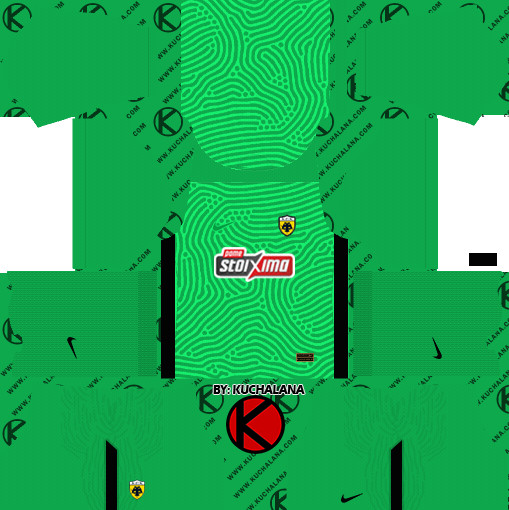 AEK F.C. Kits 2021/22 - DLS2019 Kits - Kuchalana