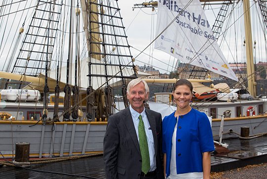 Crown Princess Victoria of Sweden attended in the Sustainable Seas Initiative Baltic Seminar on Kastellholmen in Stockholm