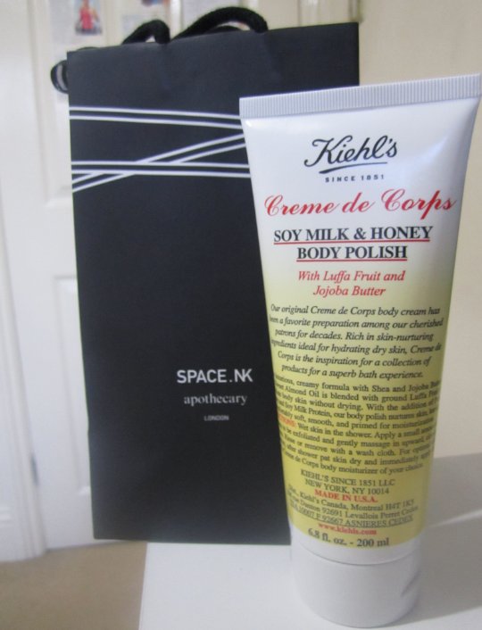 All About B Kiehls Creme de Corps Soy Milk and Honey Body Polish