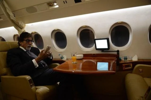 Private jet of Amitabh Bachchan