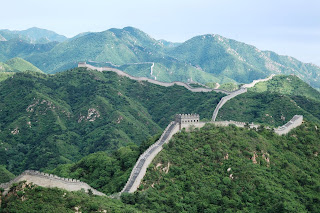 great wall of  china build by rice floar