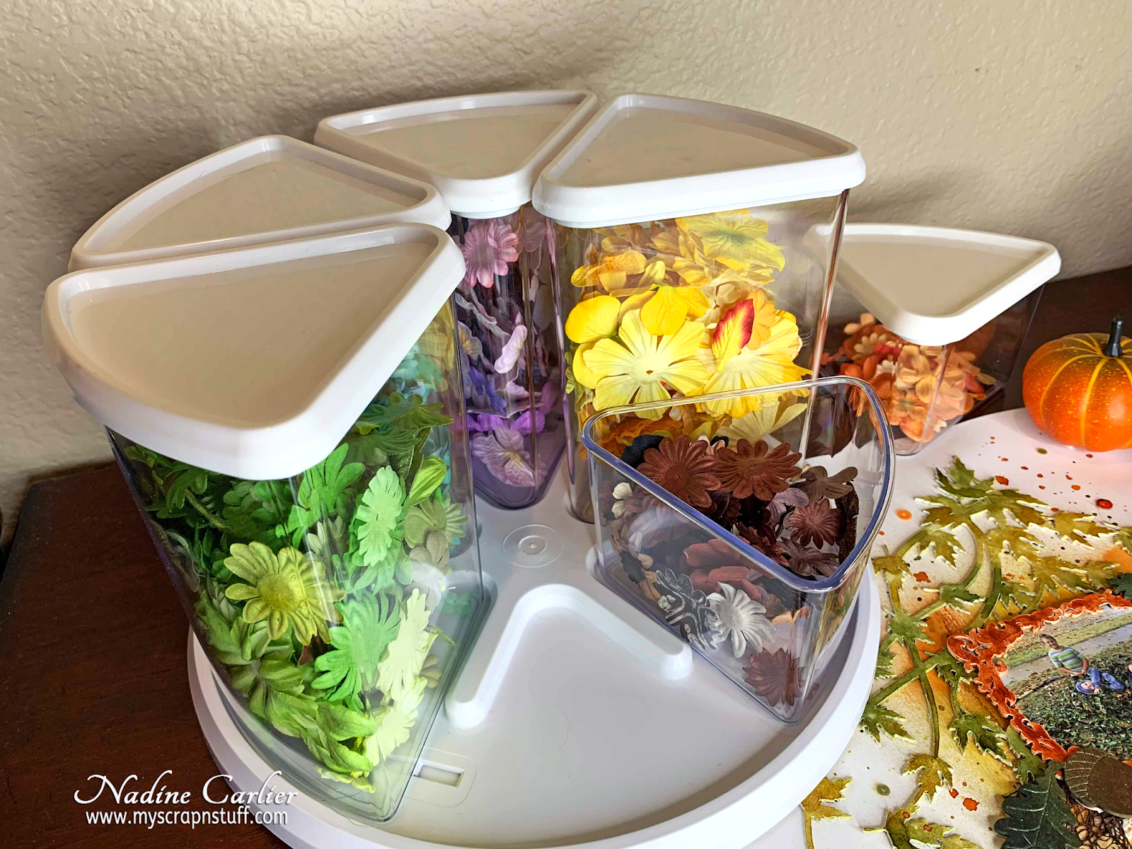 Craft Flower Organization Nadine Carlier