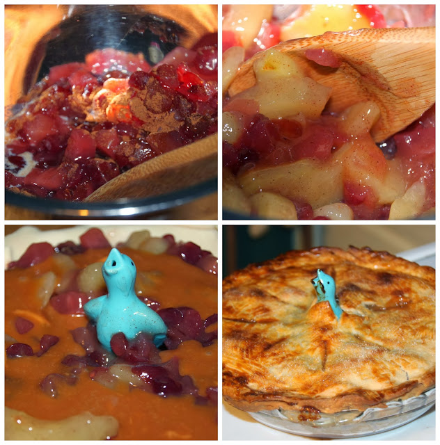 Susan's Disney Family Lucky Leaf Caramel Apple Cranberry Pie a great