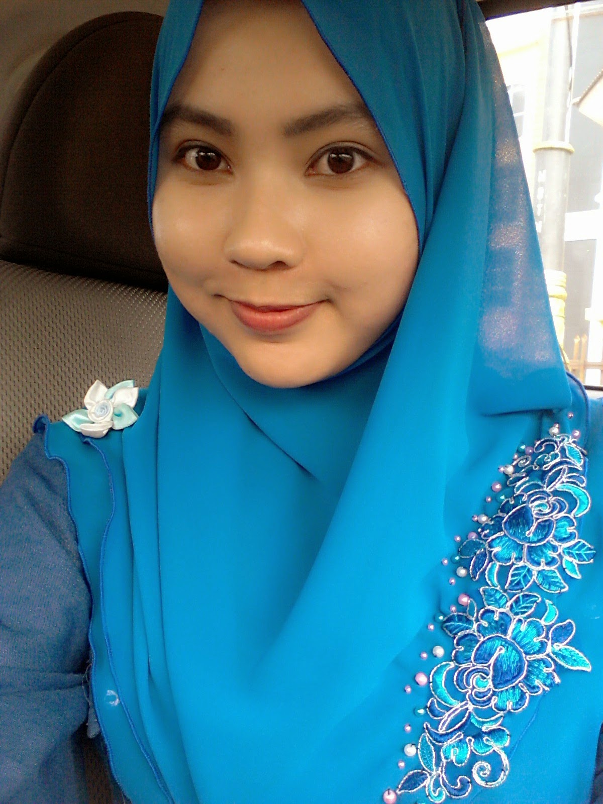 Tempahan Tudung+Lace+Manik