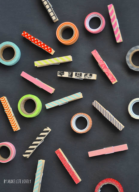 washi tape pins