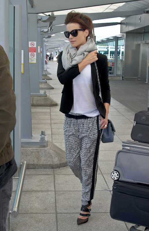 met gala 2013: Kate Beckinsale - Heathrow Airport Candids