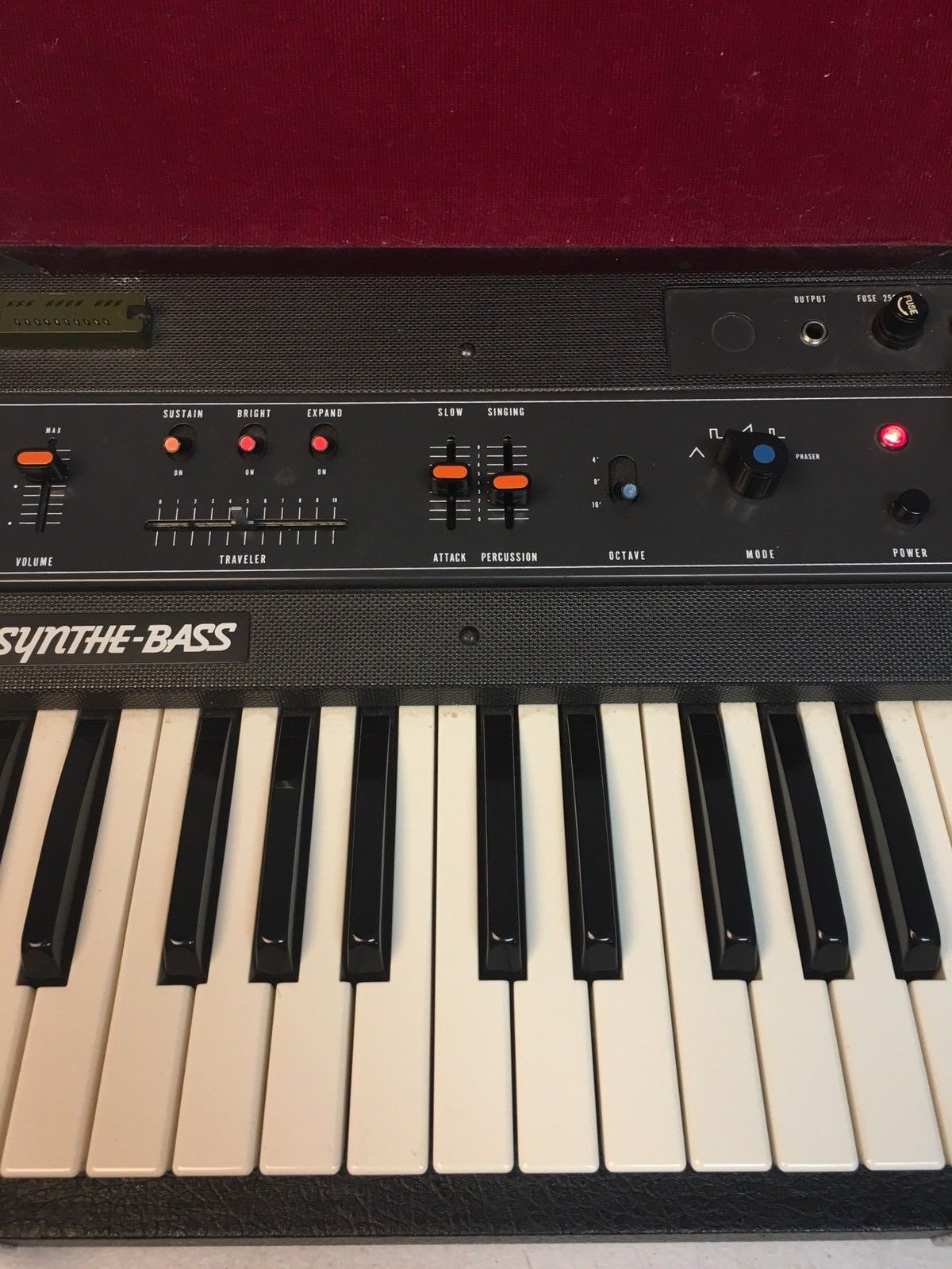 MATRIXSYNTH: KORG MODEL SB100 SYNTHE BASS KEYBOARD SYNTHESIZER