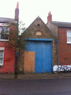 Boarded up building in Jericho, Oxford