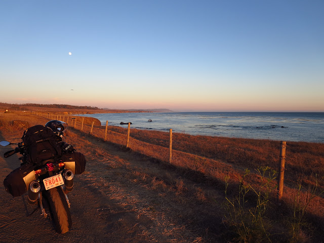 Aprilia Tuono San Simeon California