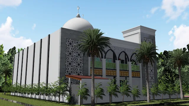 gambar gedung masjid