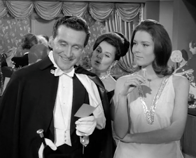 Patrick Mcnee, Eunice Grayson, and Diana Rigg in "The Avengers"