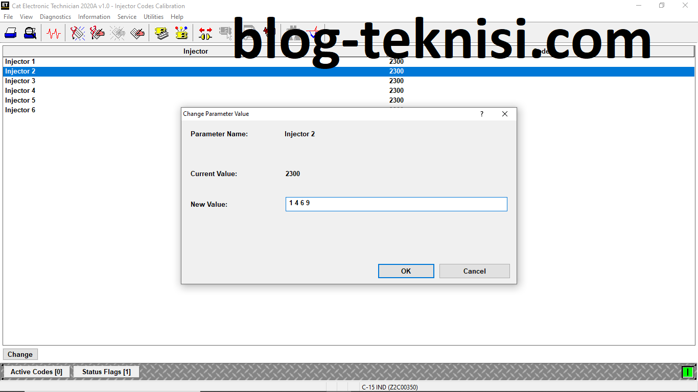 Injector Codes Calibration using Caterpillar ET Software Blog.Teknisi