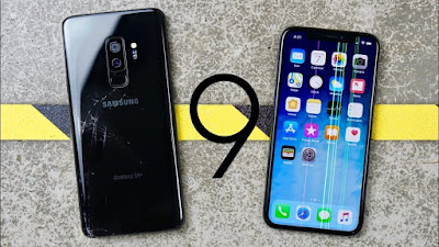 iPhone X vs Samsung Galaxy S9 [Drop Test]